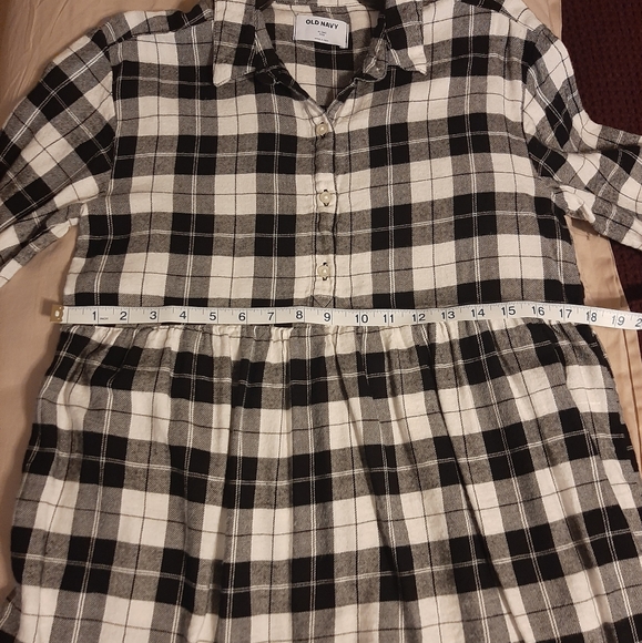 Flannel Dress Old Navy XL 14 plus - Picture 6 of 10